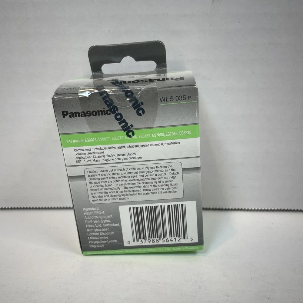 Panasonic‎ Vortex HydraClean Shaving System Solution Cartridges 3 Pack WES 035 P